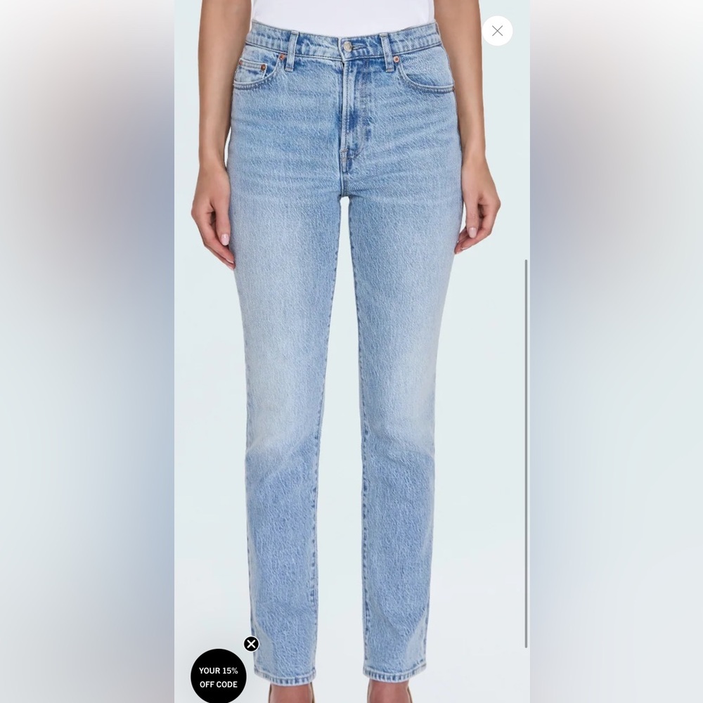 Pistola Light Blue Straight Leg Jeans